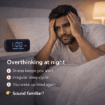 sleep problem overthinking at night stress insomnia solution capsules